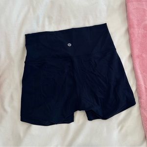 Lululemon wunder train shorts blue